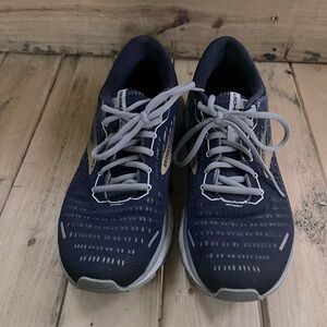 Brooks Ghost 13/ blue gold running shoes/ women’s 9.5